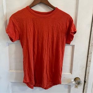 Madewell red t shirt